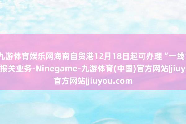九游体育娱乐网海南自贸港12月18日起可办理“一线”“二线”